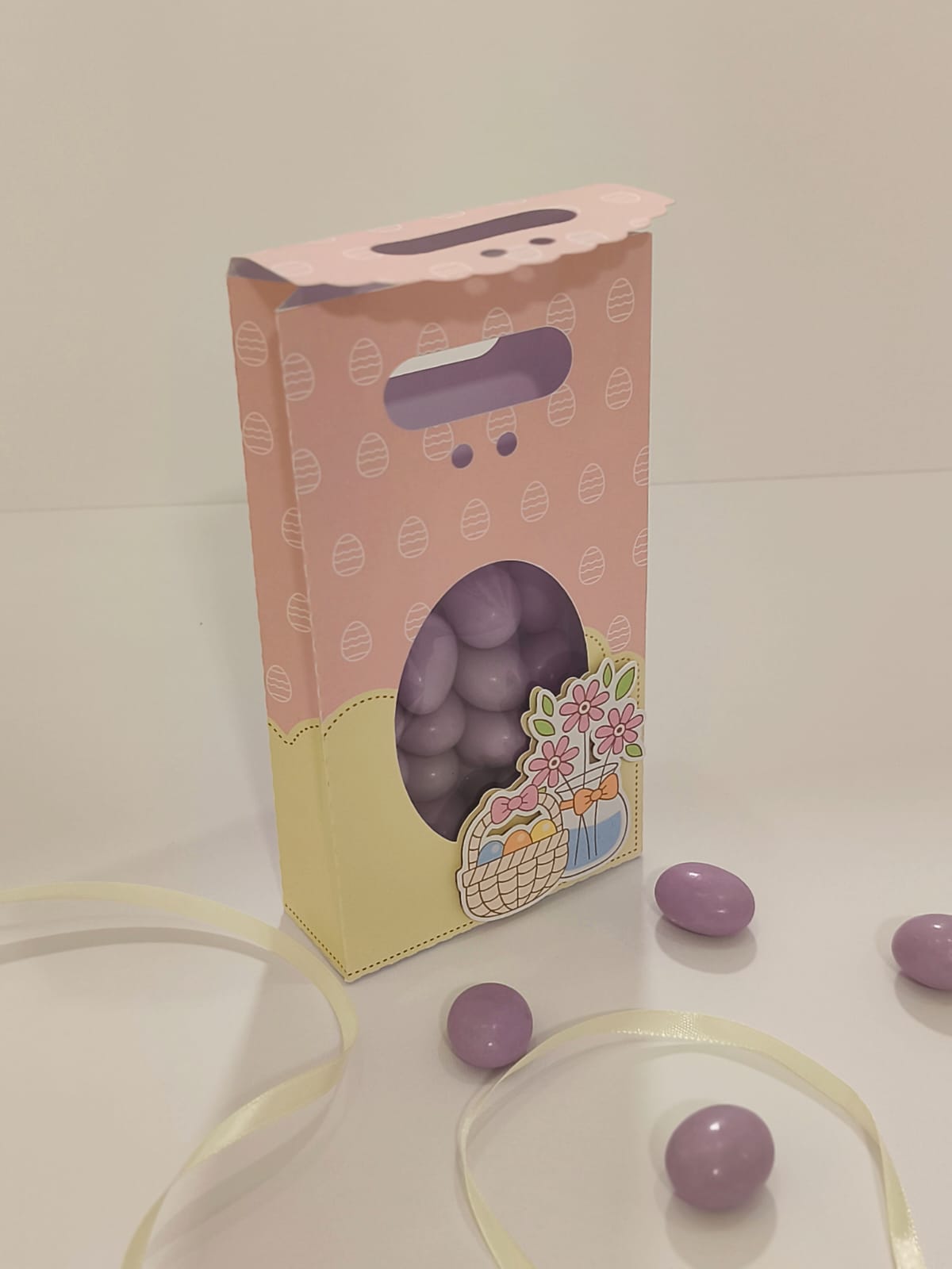 Caixa de Amêndoas Personalizada - Páscoa