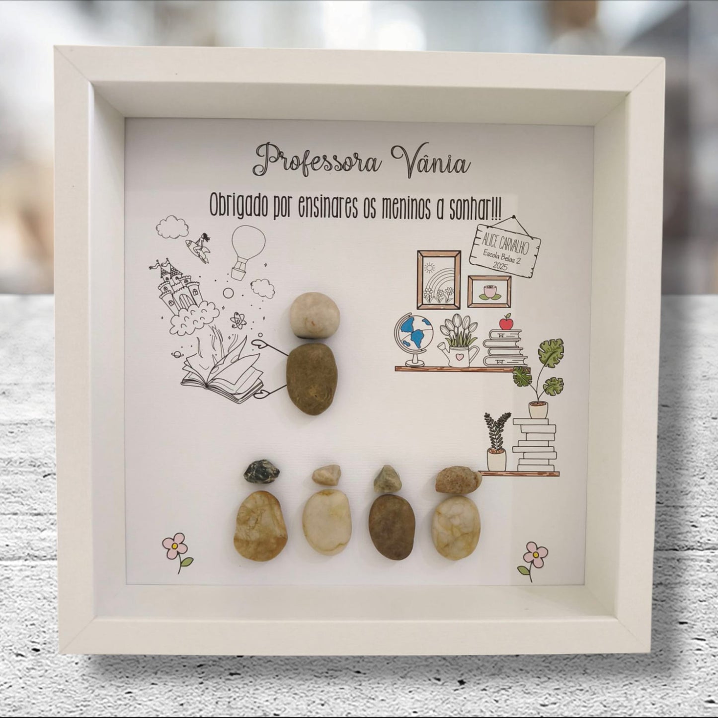 Quadro Personalizado - Oferta para Professores, Auxiliares e Educadoras