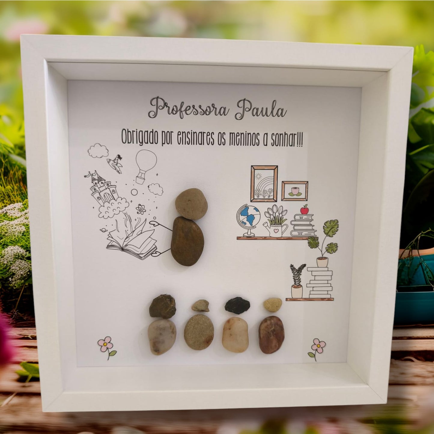 Quadro Personalizado - Oferta para Professores, Auxiliares e Educadoras