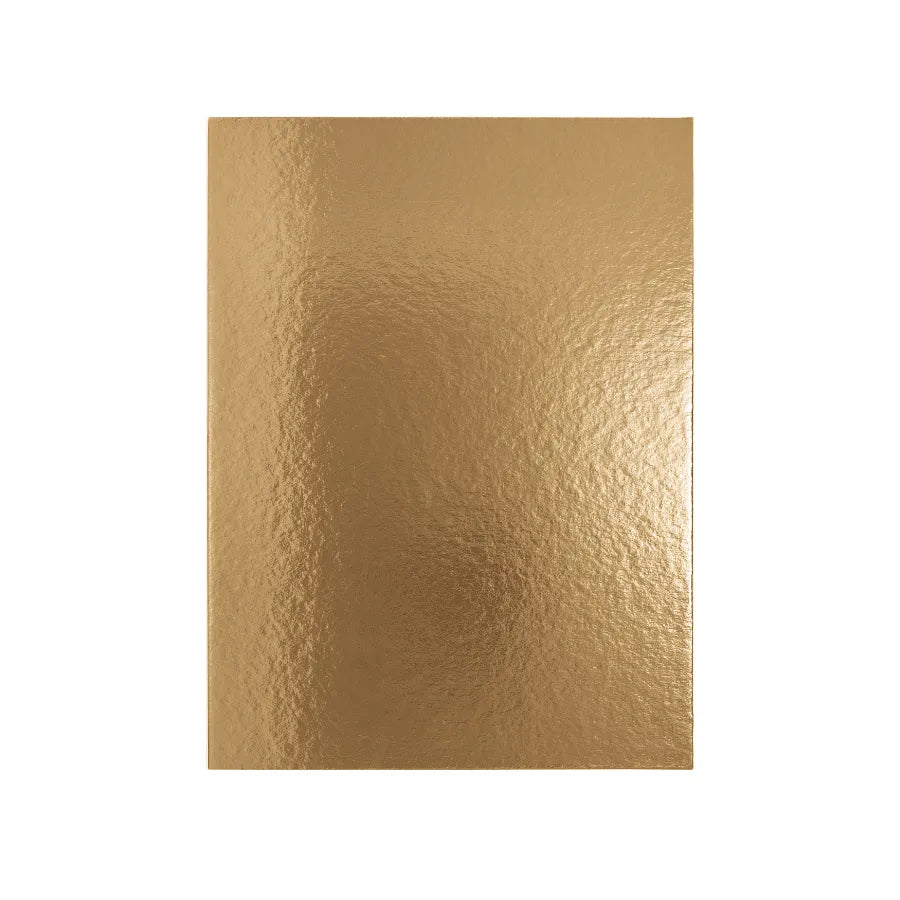 Prato Retangular Dourado 40x50CM