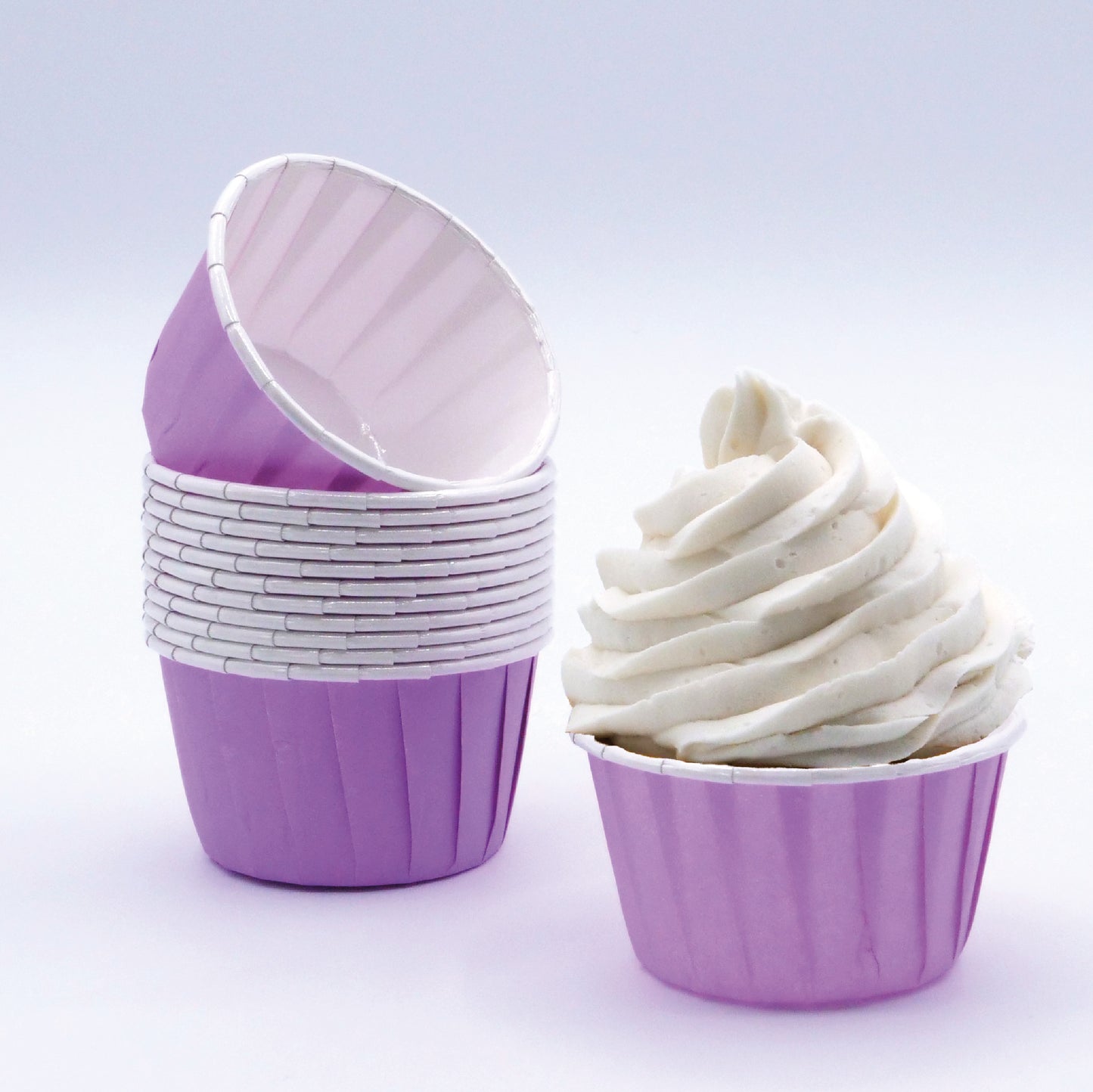 Cápsulas Cupcake Lilás