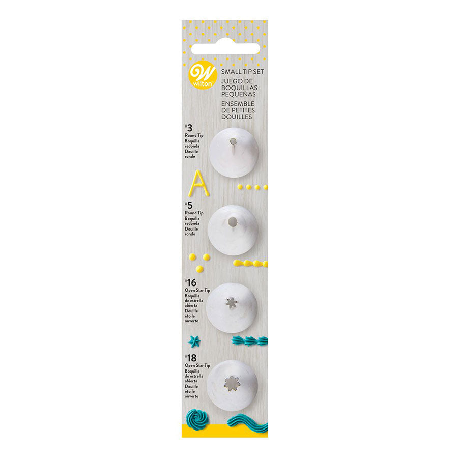 Set of 4 Pastry Nozzles #003, #005, #016, #018