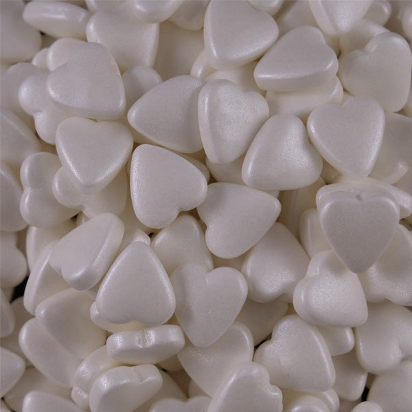 Corações 3D Branco
