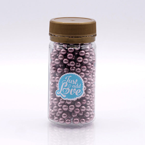 Pink Metallic Pearls