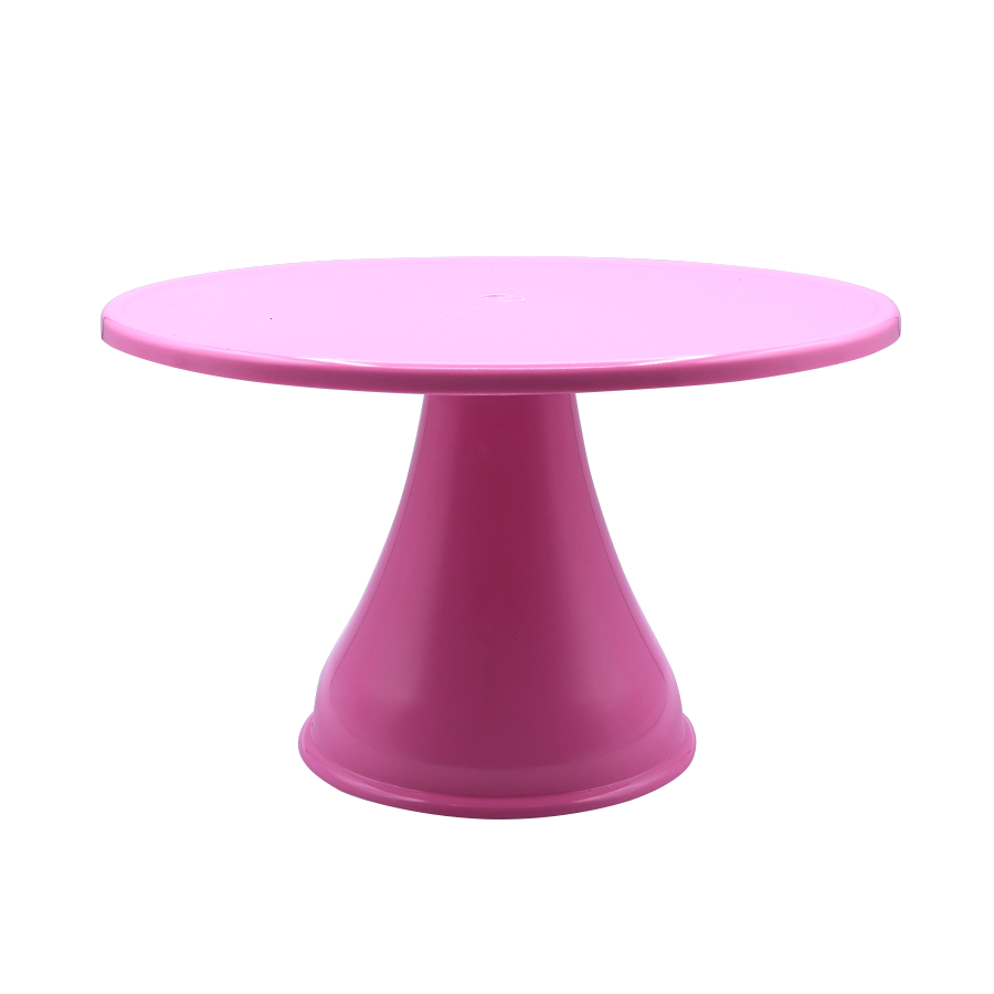 Cake Stand Liso Alto Médio Rosa
