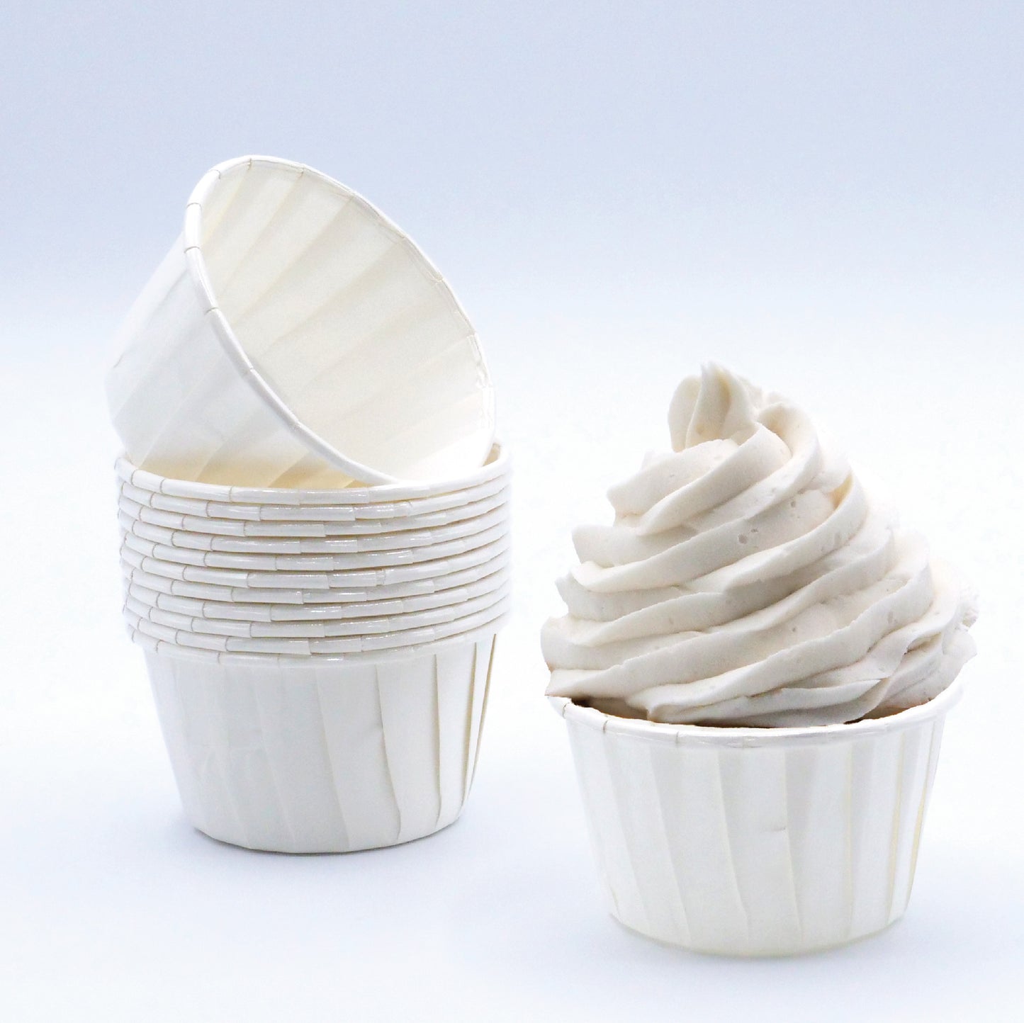 White Cupcake Capsules
