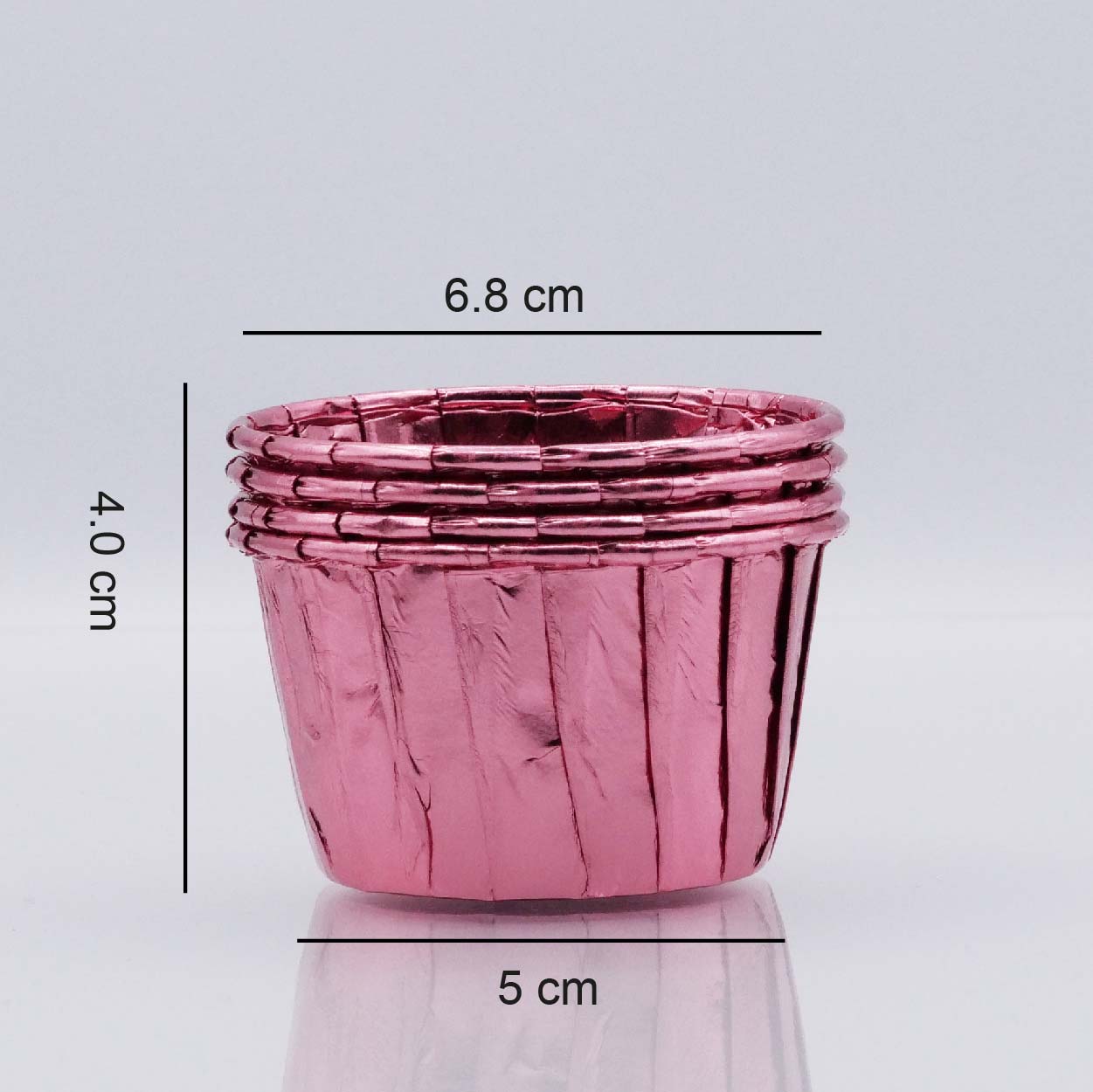 Rose Gold Cupcake Capsules