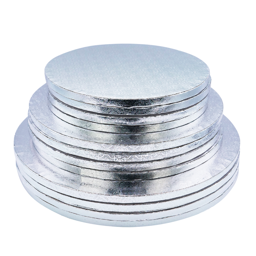 Silver Rectangular Plate with Rim 20x30CM