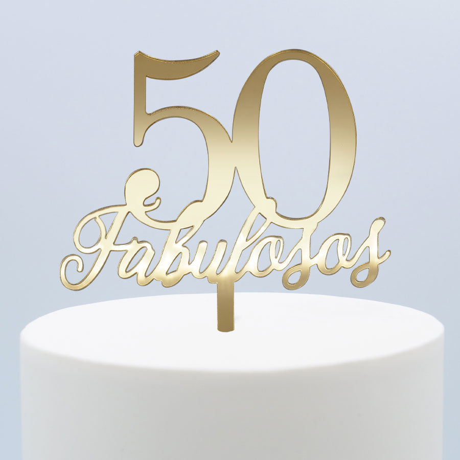 Topper Ouro 50 Fabulosos