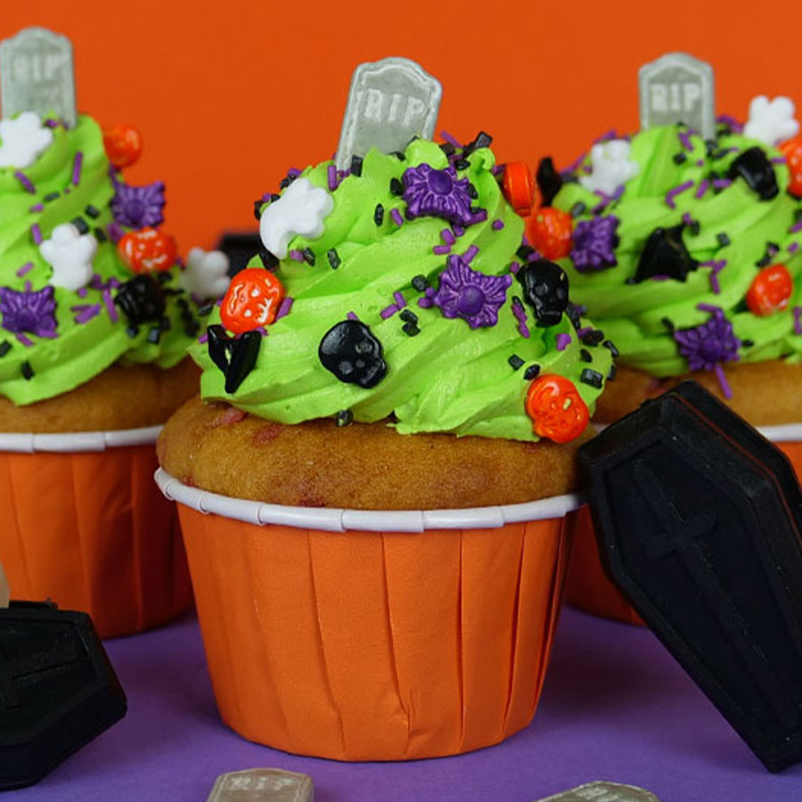 Cápsulas Cupcake Laranjas