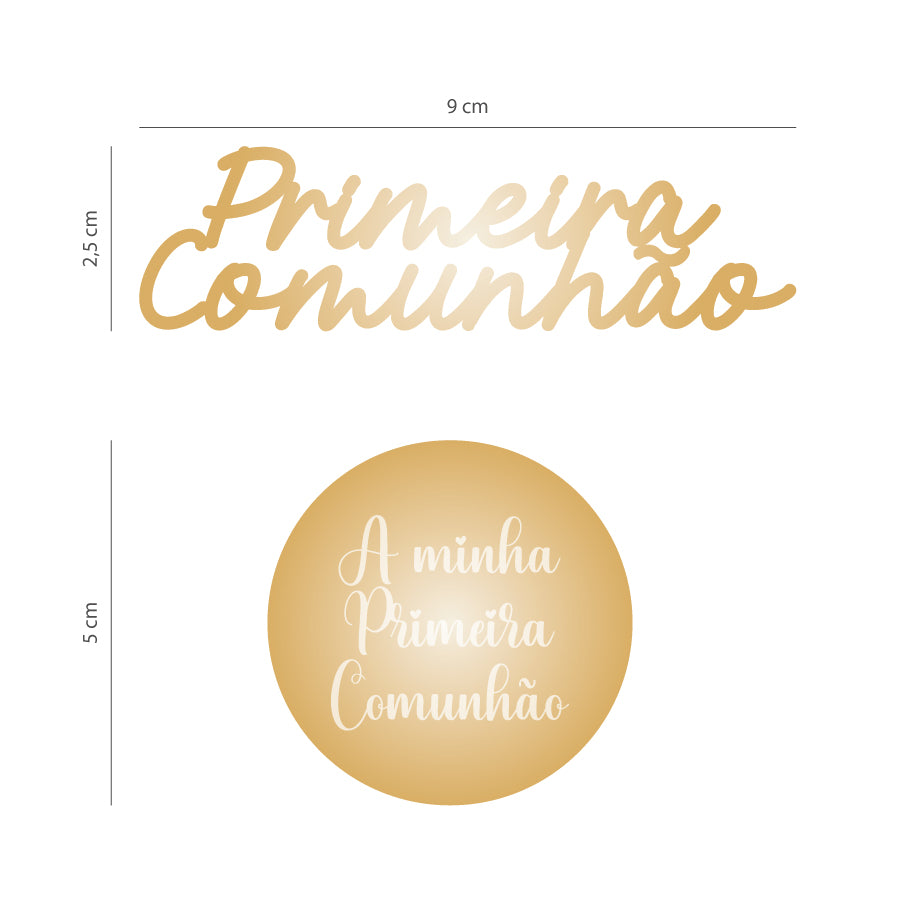 Aplique Primeira Comunhão