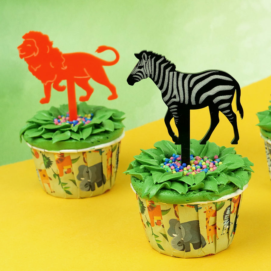 Jungle Animal Cupcake Capsules