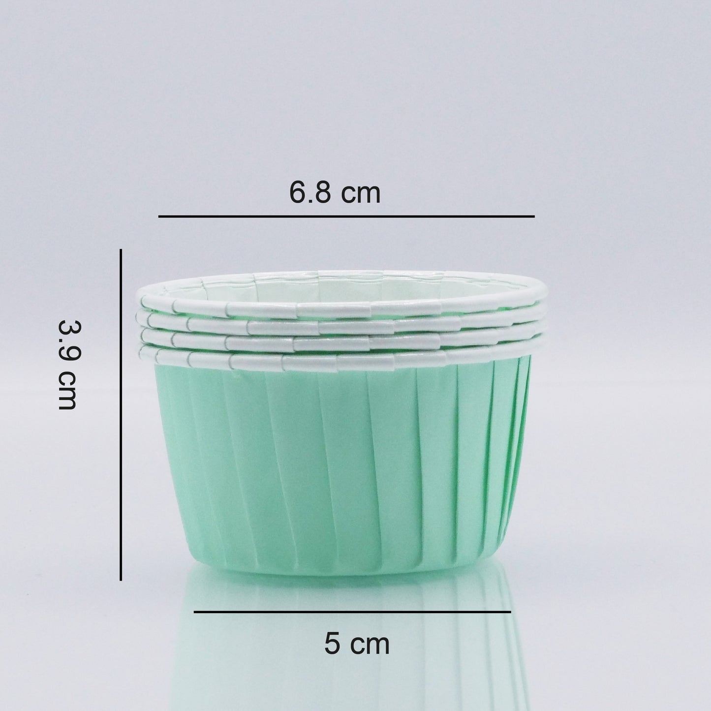 Water Green Cupcake Capsules