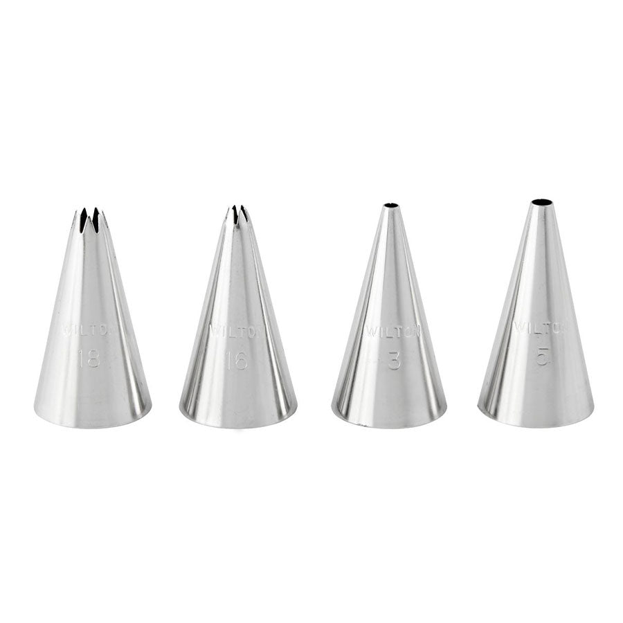 Set of 4 Pastry Nozzles #003, #005, #016, #018