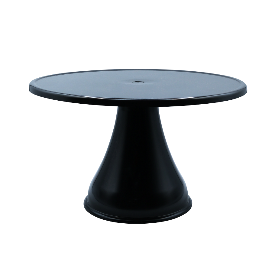 Cake Stand Liso Alto Pequeno Preto