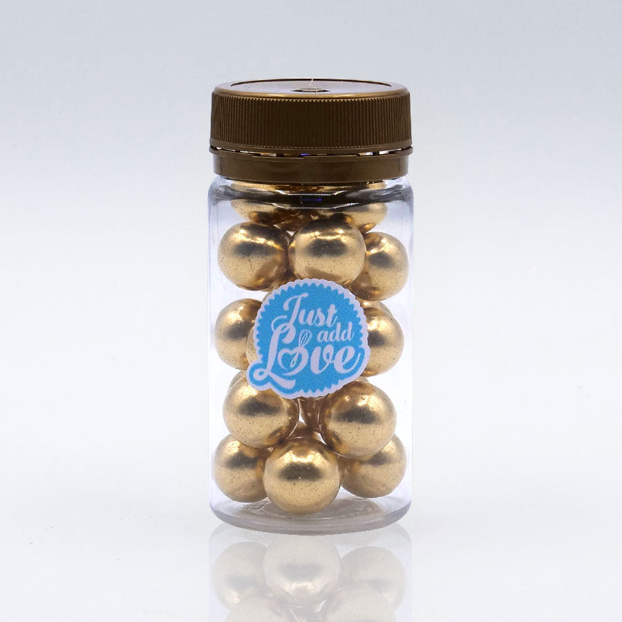 Gold Pearls 14mm