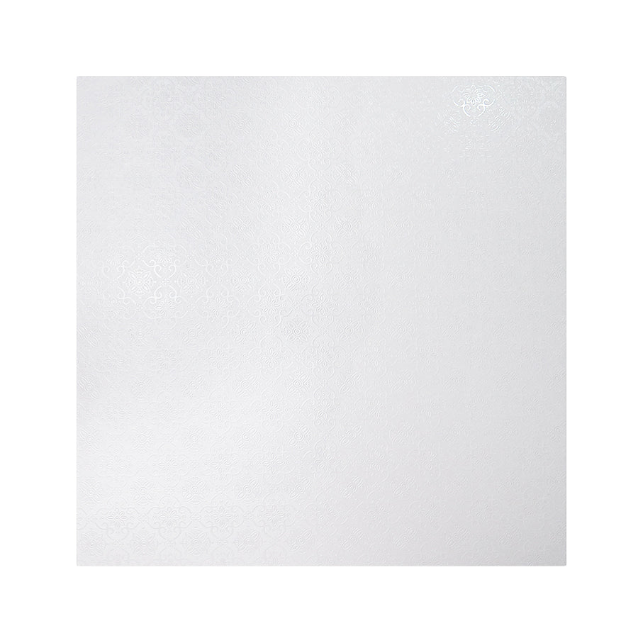 Base Alta Quadrada Branca 25x25cm