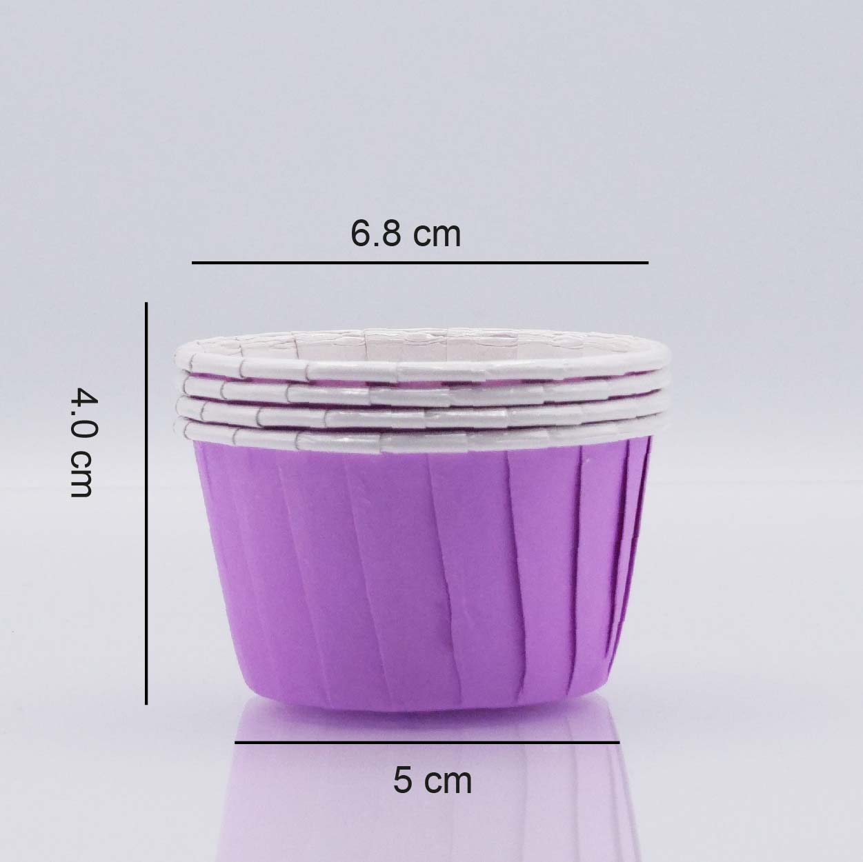 Cápsulas Cupcake Lilás