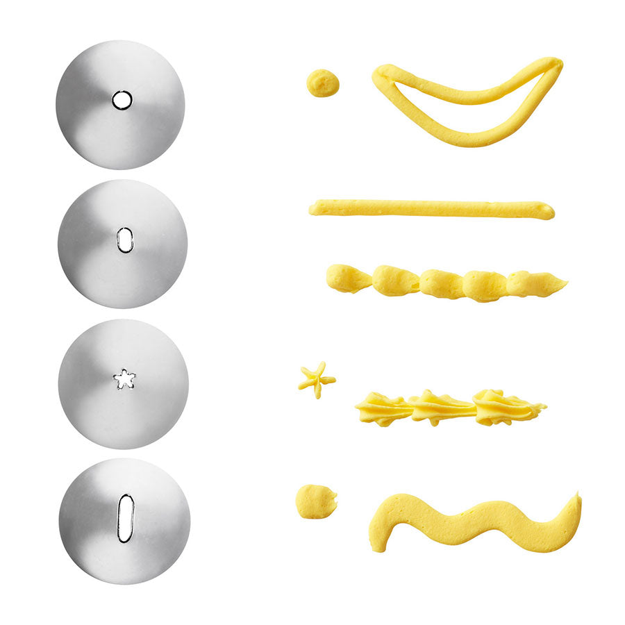 Set of 4 Pastry Nozzles #003, #005, #016, #018