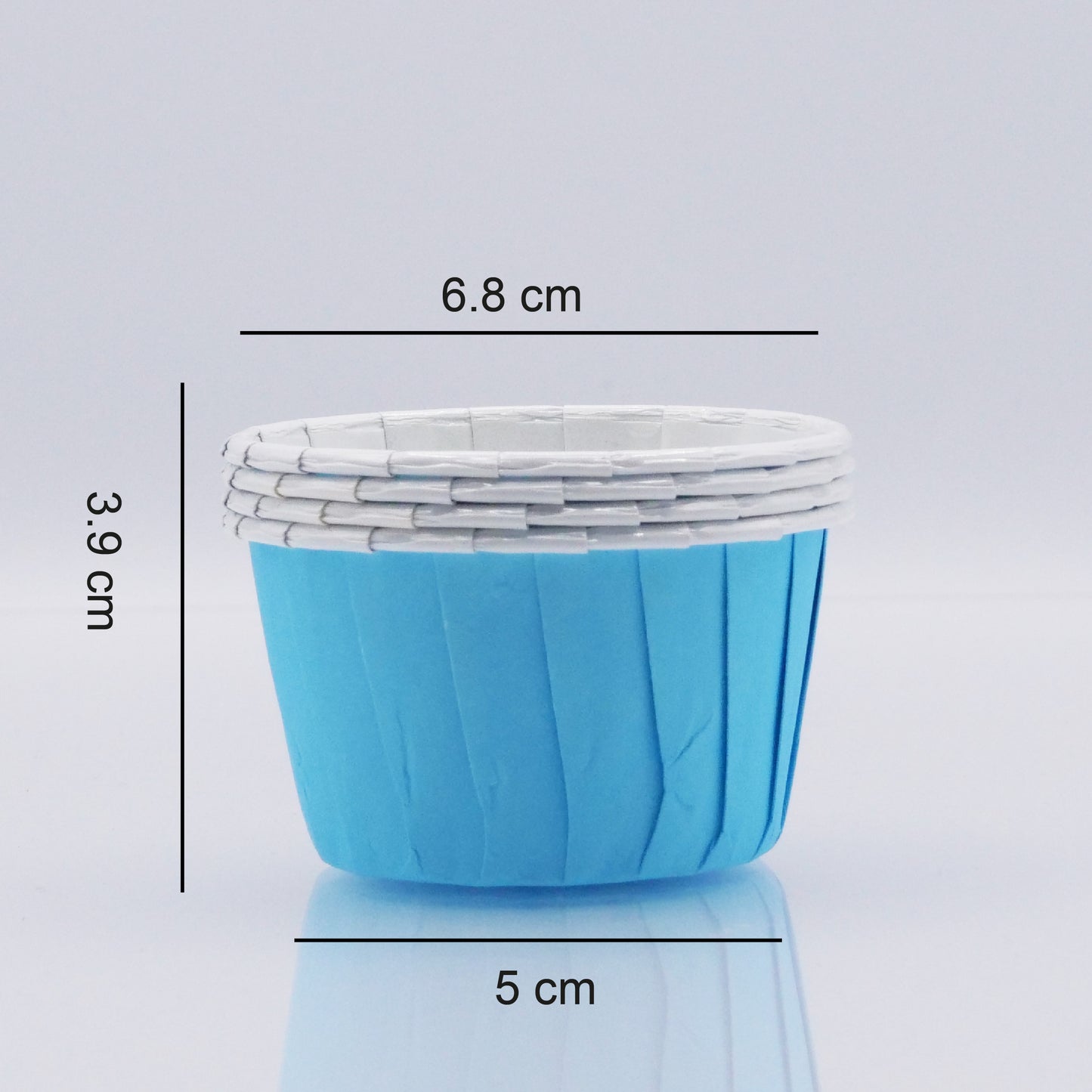 Light Blue Cupcake Capsules