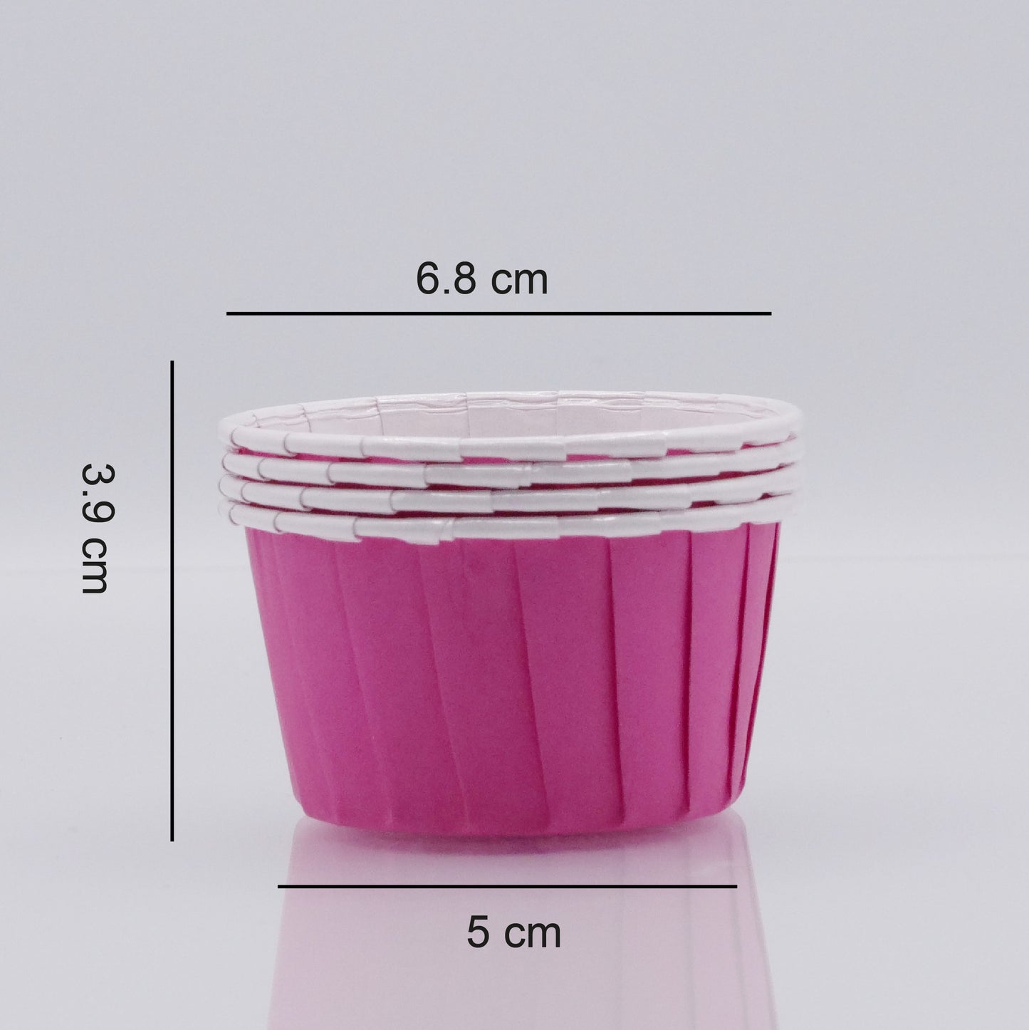 Hot Pink Cupcake Capsules