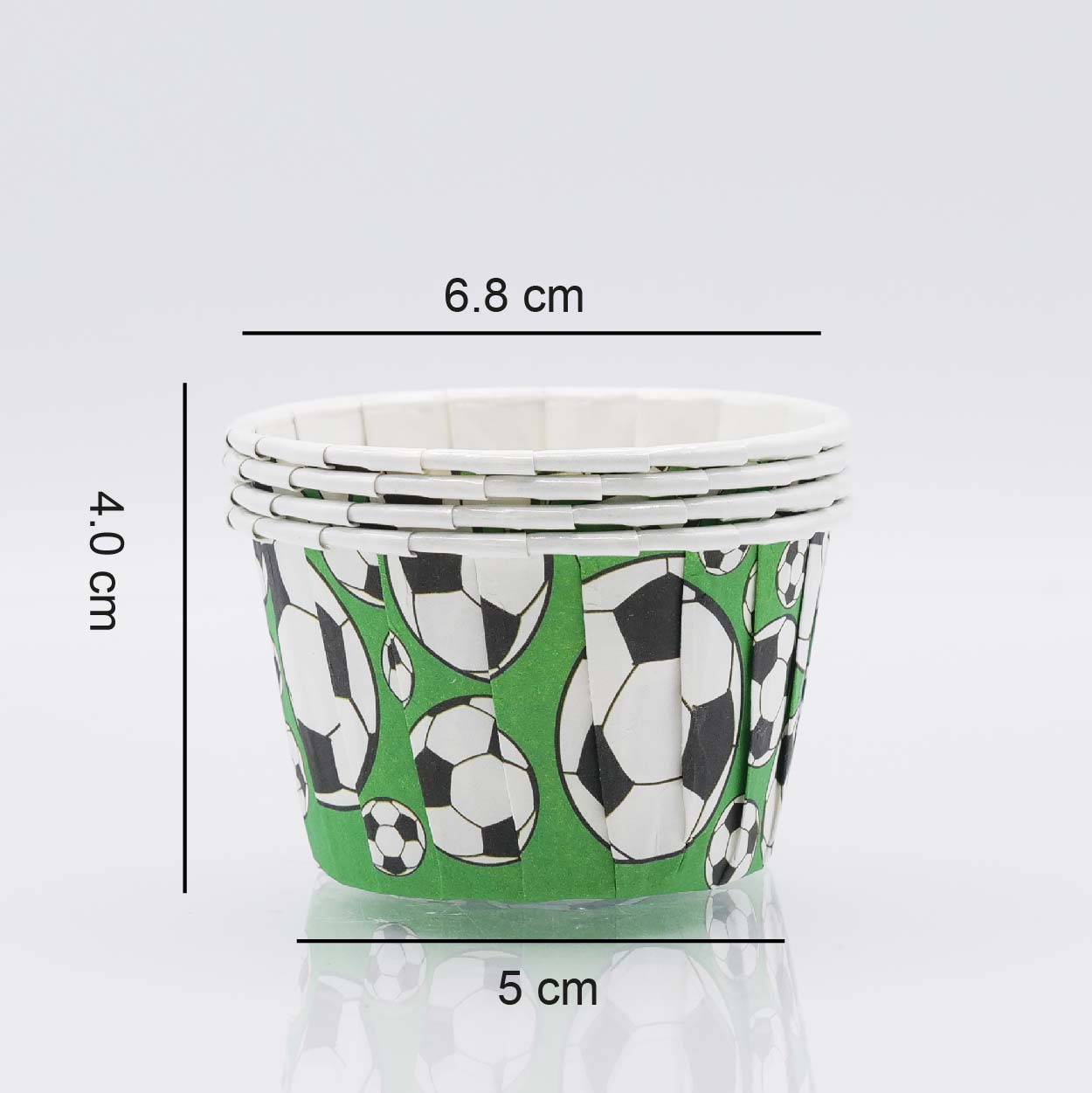 Cápsulas Cupcake Futebol