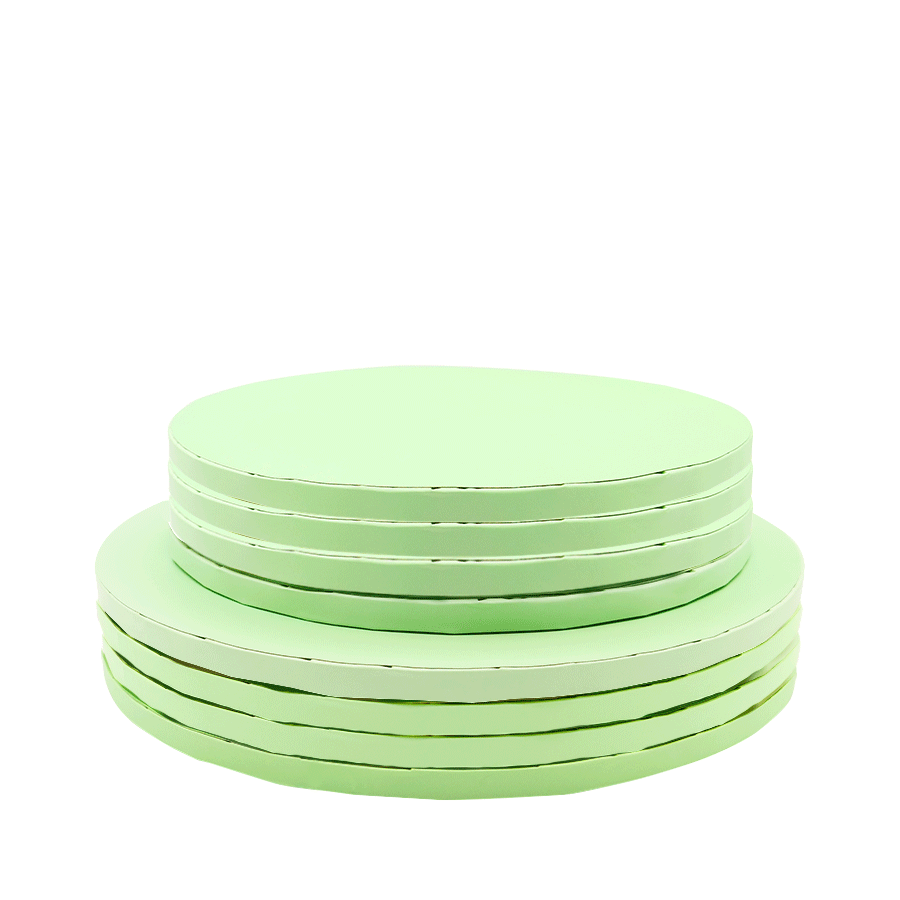 Base Alta Redonda Verde Pastel 25Ø