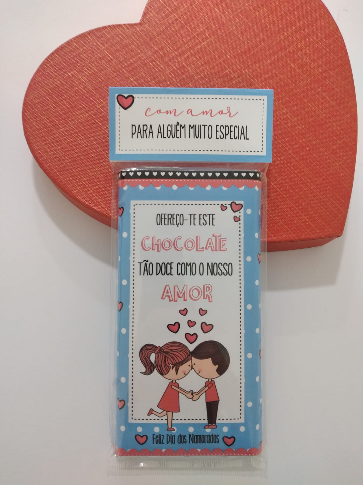 Blister of 6 Chocolate Neapolitans - Valentine's Day