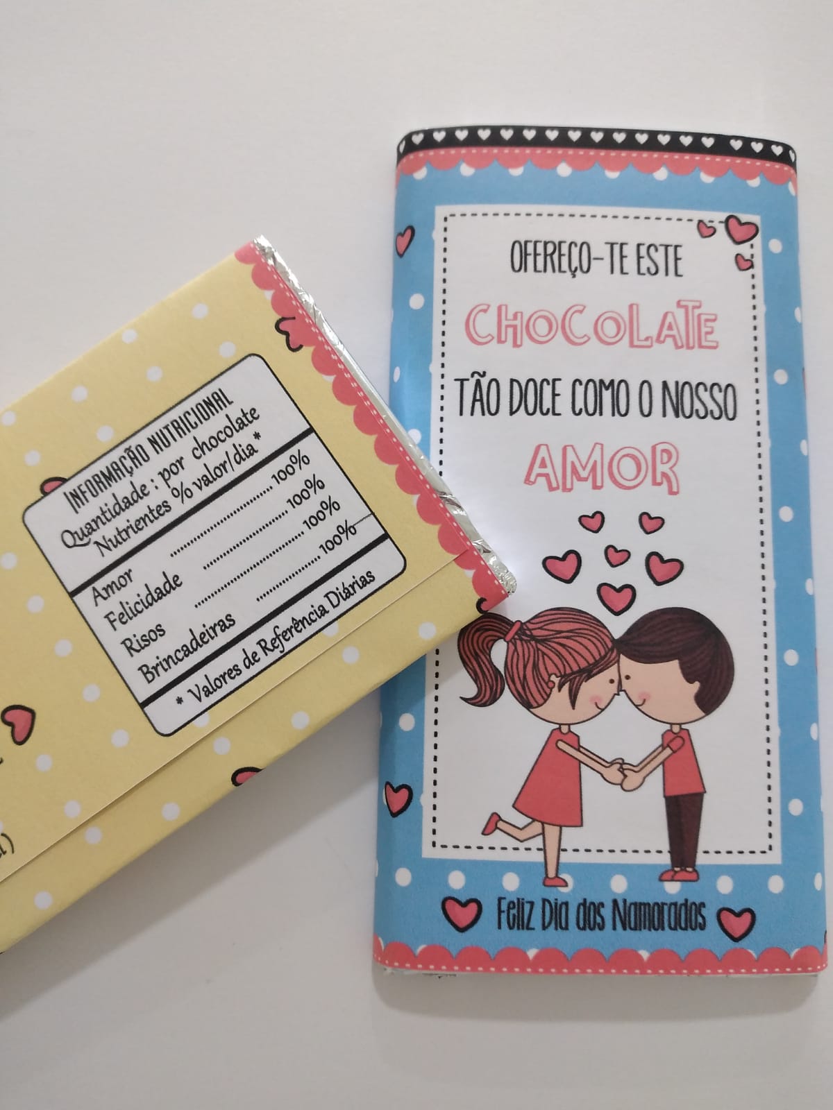 Blister of 6 Chocolate Neapolitans - Valentine's Day