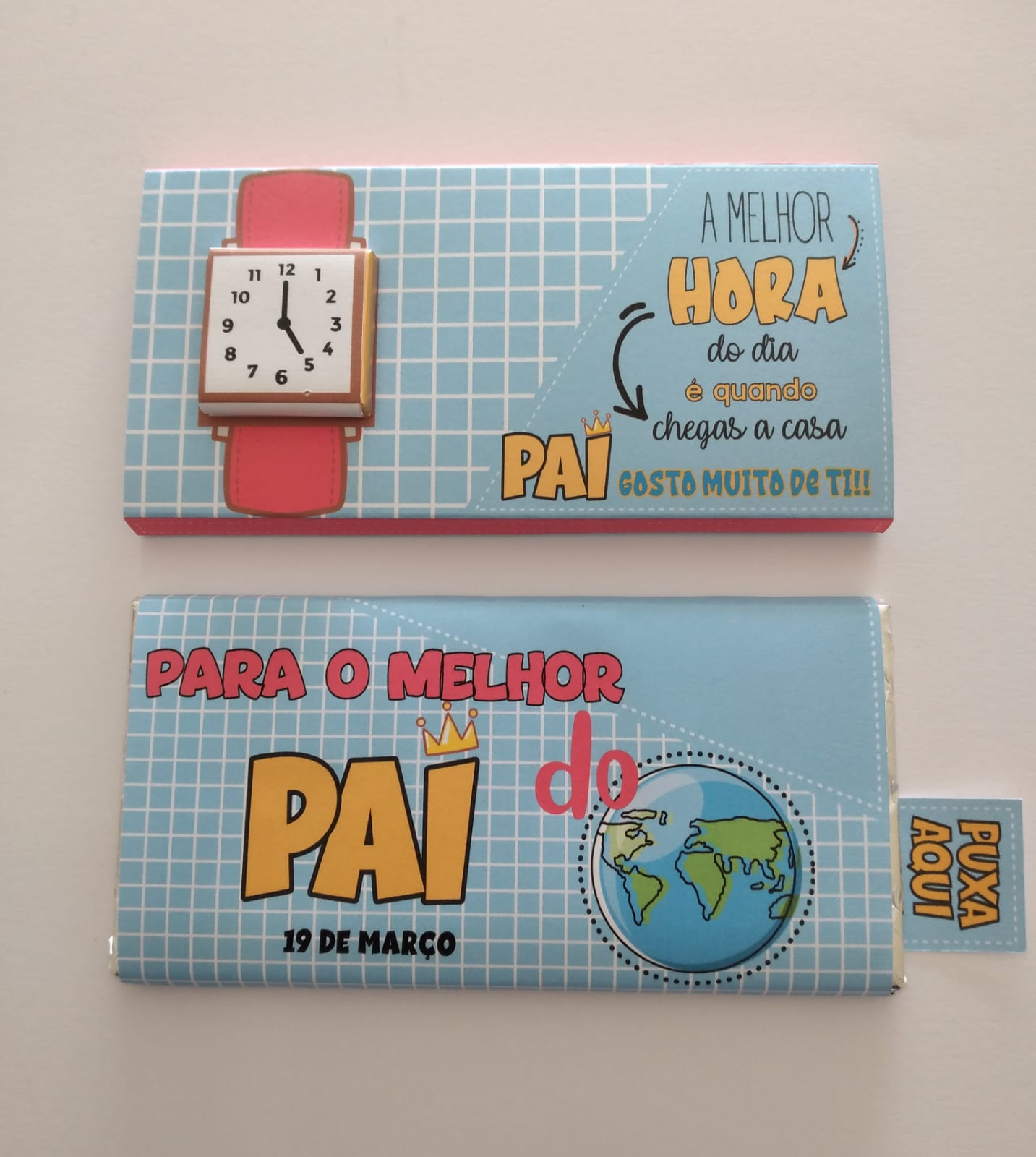 Tablete de Chocolate 100gr - Dia do Pai