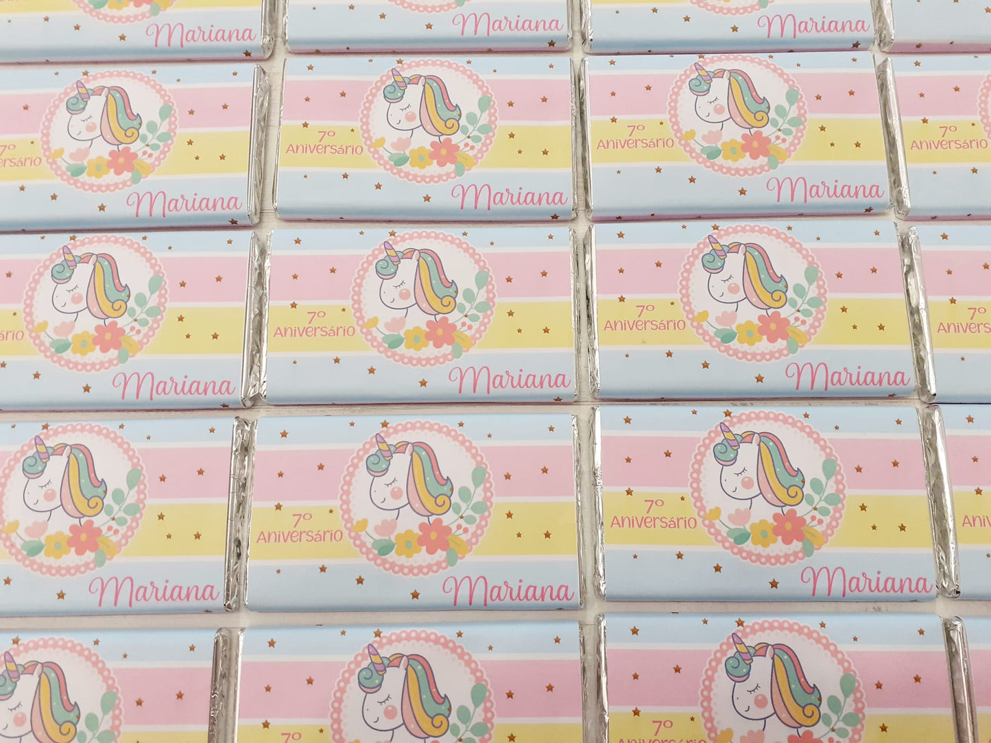 Chocolate de 20gr Personalizado - Unicórnio