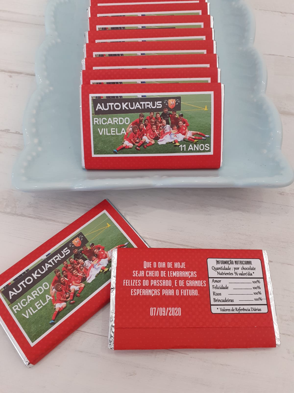 Chocolate 20gr Personalizado - Benfica