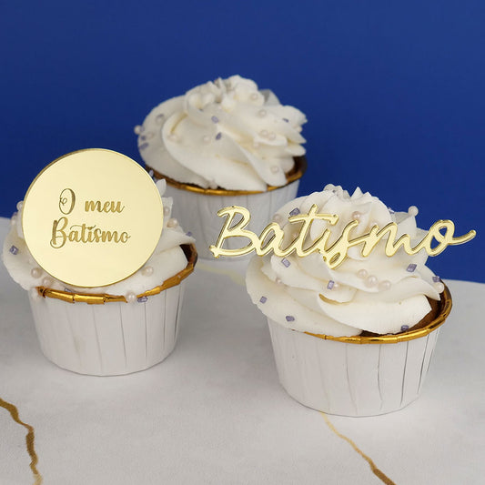Aplique Ouro Batismo